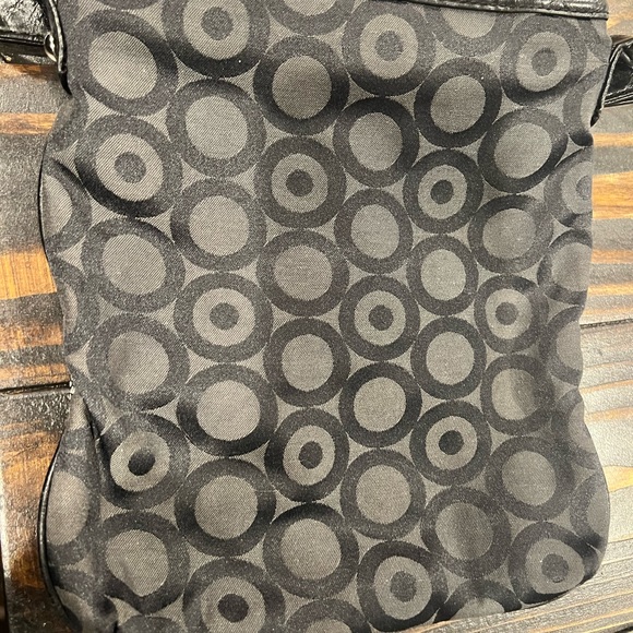 Black Patch Work Shoulder Bag - Picture 5 of 6